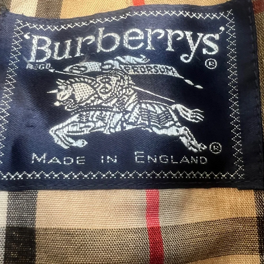 Vintage Burberry Nova Check Trench Coat - Picture 5 of 14